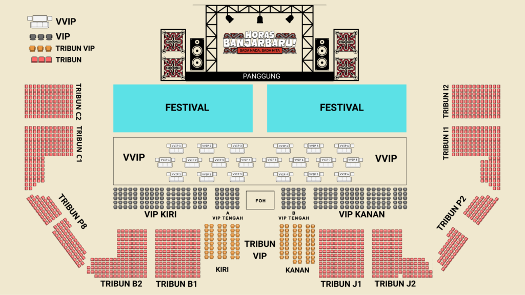 Horas Banjarbaru! Denah Kursi Pertunjukan (BARU)