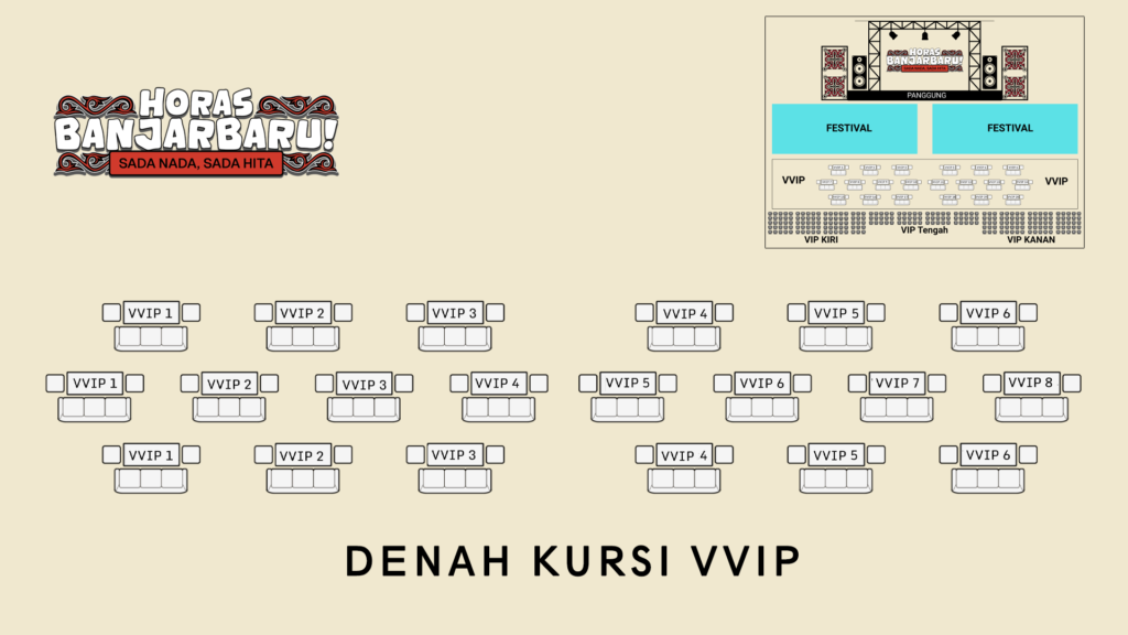 Horas Banjarbaru! Denah Kursi_VVIP_Update